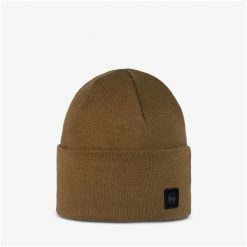 Czapka BUFF KNITTED BEANIE NIELS. Brązowe czapki męskie Buff. W wyprzedaży za 95.94 zł.