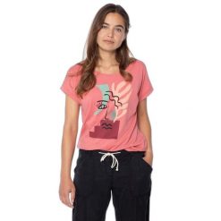 Koszulka damska Protest PRTDAY t-shirt. Czerwone t-shirty damskie Protest, s, bez wzorów, z bawełny, bez kołnierzyka. Za 99.90 zł.
