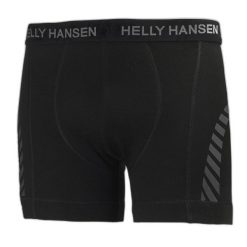 Bokser Helly Hansen lifa merino. Czarne bokserki męskie Helly Hansen, bez wzorów, z wełny. Za 243.50 zł.