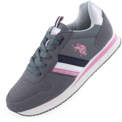Stylowe i zrównoważone trampki U.S. Polo Assn. dla kobiet - Rozmiar 38. Szare trampki i tenisówki damskie U.S. Polo Assn., bez wzorów. Za 271.99 zł.