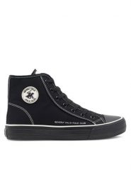 Beverly Hills Polo Club Trampki MP40-OG31-3 Czarny. Czarne trampki i tenisówki męskie Beverly Hills Polo Club, bez wzorów, z materiału, bez zapięcia. Za 129.99 zł.
