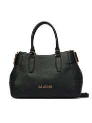 LOVE MOSCHINO Torebka JC4097PP1PLT1000 Czarny. Czarne torebki klasyczne damskie Love Moschino, bez wzorów, ze skóry, bez dodatków. Za 952.99 zł.