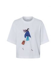 Rich & Royal Koszulka Kobiety Bawełna (100%) biały, L. Białe t-shirty damskie Rich & Royal, l, bez wzorów, z bawełny, bez kołnierzyka. Za 279.95 zł.