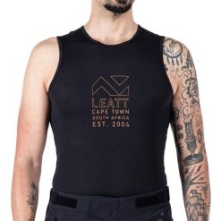 Koszulka rowerowa base layer LEATT Shirt Sleeveless Base. Czarne t-shirty sportowe męskie LEATT, bez ramiączek, rowerowe. Za 219.00 zł.