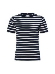 Tommy Hilfiger Koszulka Kobiety Bawełna niebieski|biały, M. Białe t-shirty damskie Tommy Hilfiger, m, bez wzorów, z bawełny, bez kołnierzyka. Za 219.95 zł.