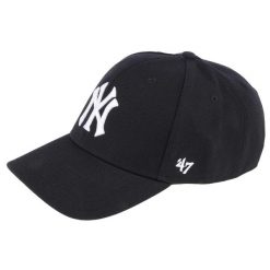 Czapka z daszkiem dla dorosłych 47 Brand MLB New York Yankees MVP Cap. Czarne czapki męskie 47 Brand, bez wzorów, z wełny, sportowe. Za 109.99 zł.