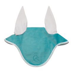 Czapka przeciwmuchowa dla konia z silikonu Acavallo Lycra Special Edition. Niebieskie czapki męskie ACAVALLO, bez wzorów, z elastanu, biznesowe. Za 114.50 zł.