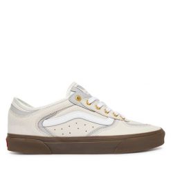 Tenisówki Vans. Białe trampki i tenisówki męskie Vans, bez wzorów, bez zapięcia. Za 399.99 zł.