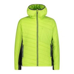 Kurtka hybrydowa męska CMP 32Z2947. Żółte kurtki męskie CMP, na zimę, m, bez wzorów, sportowe, bez kaptura. Za 319.99 zł.