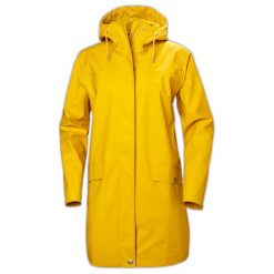 Damska kurtka wodoodporna Helly Hansen moss. Żółte kurtki damskie Helly Hansen, xl, bez wzorów, z włókna, bez kaptura. Za 595.50 zł.