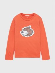 Tom Tailor Bluzka 1033835 Pomarańczowy Regular Fit. Brązowe t-shirty chłopięce Tom Tailor, bez wzorów, z bawełny, bez ramiączek. Za 49.99 zł.