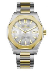 ALAIN ASTER Zegarek kwarcowy w kolorze srebrno-złotym rozmiar: onesize. Szare, analogowe zegarki męskie ALAIN ASTER, ze stali. Za 1,130.99 zł.