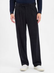 Finshley & Harding London spodnie z sztruksu Mężczyźni niebieski, 48. Niebieskie spodnie materiałowe męskie Finshley & Harding London, bez wzorów, ze sztruksu. Za 329.95 zł.