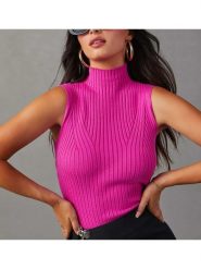 Milan Kiss Top w kolorze różowym rozmiar: M. Różowe topy damskie Milan Kiss, m, bez wzorów, bez kołnierzyka. Za 104.99 zł.