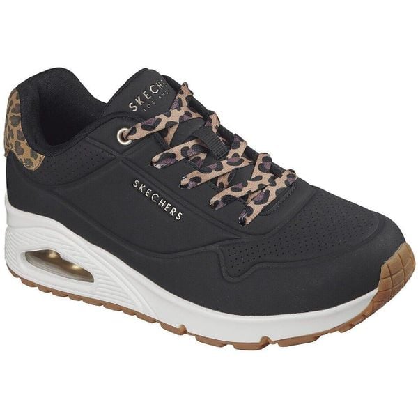 Buty sportowe damskie Skechers Uno jungle Nite. Czarne buty sportowe na co dzień damskie Skechers, bez wzorów. Za 390.00 zł.