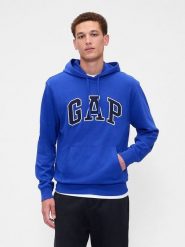 GAP Bluza w kolorze niebieskim rozmiar: L. Niebieskie bluzy z kapturem męskie GAP, l, z bawełny. Za 145.26 zł.