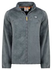 Geographical Norway Kurtka polarowa "Timple" w kolorze szarym rozmiar: XL. Szare kurtki męskie Geographical Norway, xl, bez wzorów, z polaru, bez kaptura. Za 91.77 zł.