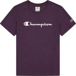 Koszulka sportowa damska Champion SS Tee. Czerwone bluzki sportowe damskie CHAMPION, xl, z bawełny, bez kołnierzyka, bez ramiączek. Za 98.99 zł.