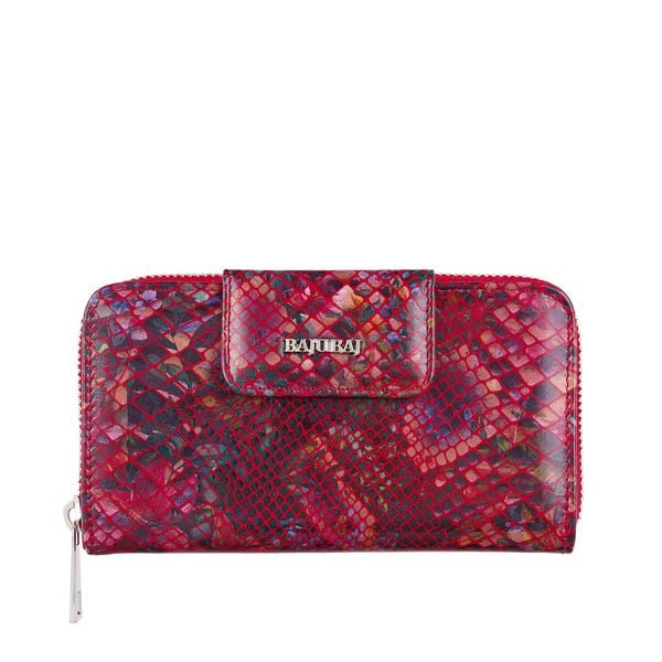 Czerwony portfel damski BajuBaj ze skóry naturalnej – funkcjonalność i styl w jednym PD2006s170 RFID. Czerwone portfele damskie bez wzorów, ze skóry. Za 190.00 zł.