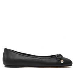 Baleriny TWINSET. Czarne baleriny damskie Twinset, bez wzorów, bez obcasa. Za 419.99 zł.