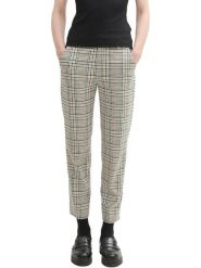 TOM TAILOR Denim Spodnie w kolorze beżowo-zielonym rozmiar: S. Brązowe spodnie materiałowe damskie Tom Tailor Denim, bez wzorów, z denimu. Za 124.98 zł.