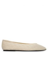 Calvin Klein Baleriny Square Ballerina Aop Mesh HW0HW02937 Écru. Baleriny damskie CALVIN KLEIN, bez wzorów, z materiału, bez obcasa. Za 359.99 zł.