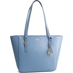Torebka LAUREN RALPH LAUREN - Shopper 431687508014 Blue. Niebieskie shopper bag damskie Lauren Ralph Lauren, bez wzorów, ze skóry, bez dodatków. W wyprzedaży za 569.00 zł.