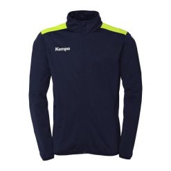 Kurtka z dresu Kempa Emotion 27. Niebieskie kurtki damskie KEMPA, l, bez wzorów, z dresówki, bez kaptura. Za 190.50 zł.