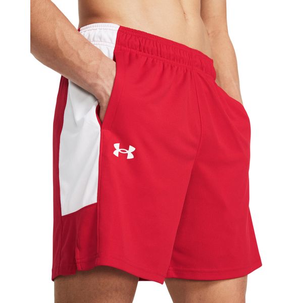 Krótka Under Armour Baseline Zone 7". Białe szorty męskie Under Armour, l, z dzianiny, na fitness i siłownię. Za 145.80 zł.