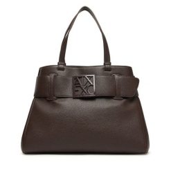 Torebka Armani Exchange. Brązowe torebki klasyczne damskie Armani Exchange, bez wzorów, bez dodatków. Za 649.99 zł.