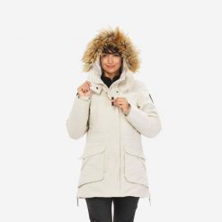 Second Life - Parka turystyczna damska zimowa Quechua NH900 Warm... - Stan Dobry. Brązowe parki damskie QUECHUA, na jesień, m, bez wzorów, z materiału. Za 186.99 zł.