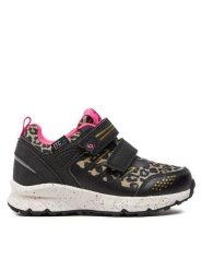 Leaf Sneakersy Kuova LKUOV101L Czarny. Czarne buty sportowe dziewczęce Leaf, bez wzorów, ze skóry, bez zapięcia. Za 349.99 zł.