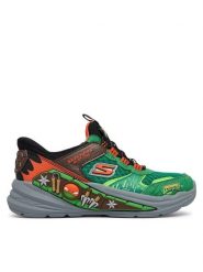 Skechers Sneakersy Slip-Ins: Hyper-Quest 404212L/GRMT Szary. Szare trampki i tenisówki chłopięce Skechers, bez wzorów, z materiału, bez zapięcia. Za 269.99 zł.