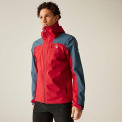 Diluent Dare 2B męska turystyczna kurtka przeciwdeszczowa. Brązowe kurtki męskie Dare 2b, l, bez wzorów, sportowe, bez kaptura. W wyprzedaży za 351.05 zł.