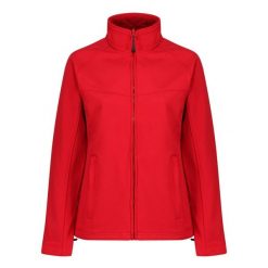 Damski Softshell Uproar. Czerwone kurtki softshell damskie Regatta, xl, bez wzorów, z elastanu, bez kaptura. Za 150.99 zł.