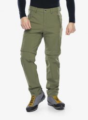 Spodnie turystyczne męskie Vaude Farley Stretch ZO Pants II. Zielone szorty męskie Vaude, bez wzorów, z elastanu. Za 531.70 zł.