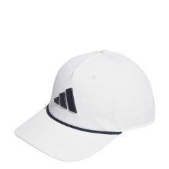 Czapka Tour Five-Panel. Czarne czapki męskie Adidas, bez wzorów, z materiału, retro. Za 129.00 zł.