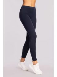 Spaio Legginsy termiczne "Play" w kolorze granatowym rozmiar: S. Niebieskie legginsy damskie Spaio, s, bez wzorów, z materiału, outdoorowe. Za 131.74 zł.