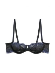 Triumph Biustonosz na fiszbinach - Comfort Glam Kobiety Sztuczne włókno czarny, 75E. Czarne biustonosze Triumph, bez wzorów, z koronki. Za 119.95 zł.