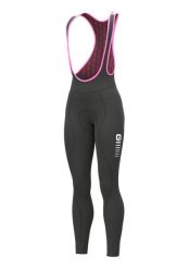 Spodnie rowerowe damskie Alé Cycling Solid Essential Bib. Czarne spodnie materiałowe damskie ALÉ CYCLING, bez wzorów, z elastanu, klasyczne. Za 405.00 zł.