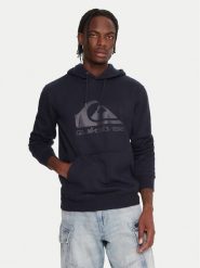 Quiksilver Bluza Comp Logo EQYFT05053 Granatowy Regular Fit. Niebieskie bluzy bez kaptura męskie Quiksilver, m, z syntetyku. Za 269.99 zł.