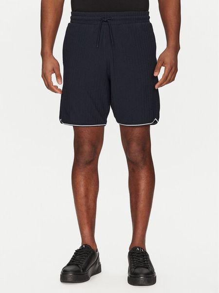 Emporio Armani Underwear Szorty materiałowe EM000691 AF12360 UB102 Granatowy Regular Fit. Niebieskie szorty męskie Emporio Armani Underwear, z bawełny, bez kołnierzyka. Za 219.99 zł.