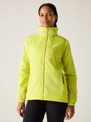 Regatta Kurtka przeciwdeszczowa "Corinne IV" w kolorze żółtym rozmiar: 34. Żółte kurtki przeciwdeszczowe damskie Regatta, m, bez kaptura. Za 128.25 zł.