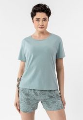 Piżama damska dwuczęściowa U-RAVA. Piżamy damskie Volcano, s, bez wzorów, z bawełny, bez ramiączek. Za 99.99 zł.