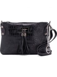 Mia Tomazzi Skórzana torebka "Abano" w kolorze czarnym - 23 x 16 x 2 cm rozmiar: onesize. Czarne torebki klasyczne damskie Mia Tomazzi, z aplikacjami, z materiału, bez dodatków. Za 130.99 zł.