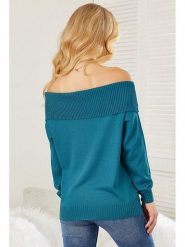 Milan Kiss Sweter w kolorze niebieskim rozmiar: M. Niebieskie swetry klasyczne damskie Milan Kiss, m, bez kołnierzyka. Za 104.99 zł.