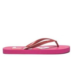 Japonki damskie Fila Troy Slipper Wmn. Czerwone klapki damskie Fila, bez wzorów, z materiału, bez obcasa. Za 78.00 zł.