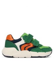 Geox Sneakersy B Flexyper Mini Boy B656GC 01422 C0587 S Zielony. Zielone buty sportowe chłopięce Geox, ze skóry, bez zapięcia. Za 269.99 zł.