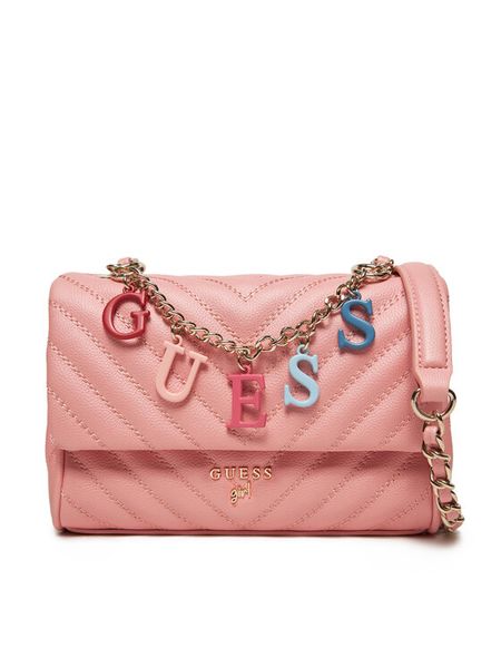Guess Torebka J4YZ45 WFZL0 Różowy. Czerwone torebki dziecięce Guess. Za 289.99 zł.