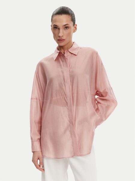 ACCESS FASHION Koszula 53-7068-104 Różowy Loose Fit. Czerwone koszule damskie ACCESS FASHION, m, bez wzorów, z lyocellu, bez kołnierzyka, bez ramiączek. Za 259.99 zł.